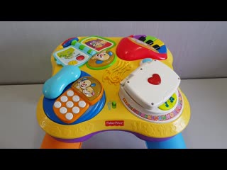 Обзор развивающего столика смейся и учись fisher price