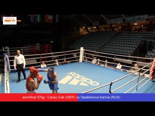 Tazabekova karina (rus) vs cansu kak (ger) 57kg