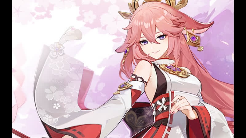 Genshin impact «пристрастия кицунэ» яэ мико (jp/ru sub)