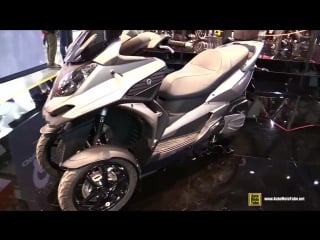 2015 quadro s 3 wheel scooter walkaround 2014 eicma milan motorcycle exhibition