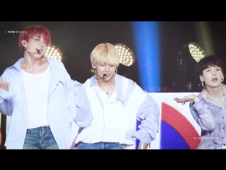 180707 sbs super concert anpanman bts v focus fancam 방탄소년단 뷔 4k직캠