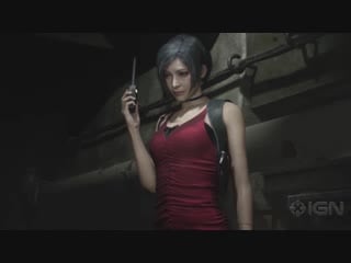 Resident evil 2 remake ada vs scientist gameplay