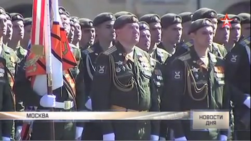 Кадры полета военной авиации на генеральной репетиции парада победы