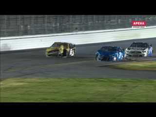 Timmy hill, reed sorenson crash daytona 500 2020
