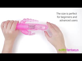 Playful rabbit vibrator triple stimulation vibrator