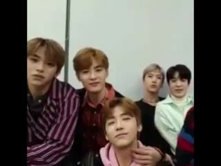 Jaemins reaction to kun tickling his neck is so cute stop (((