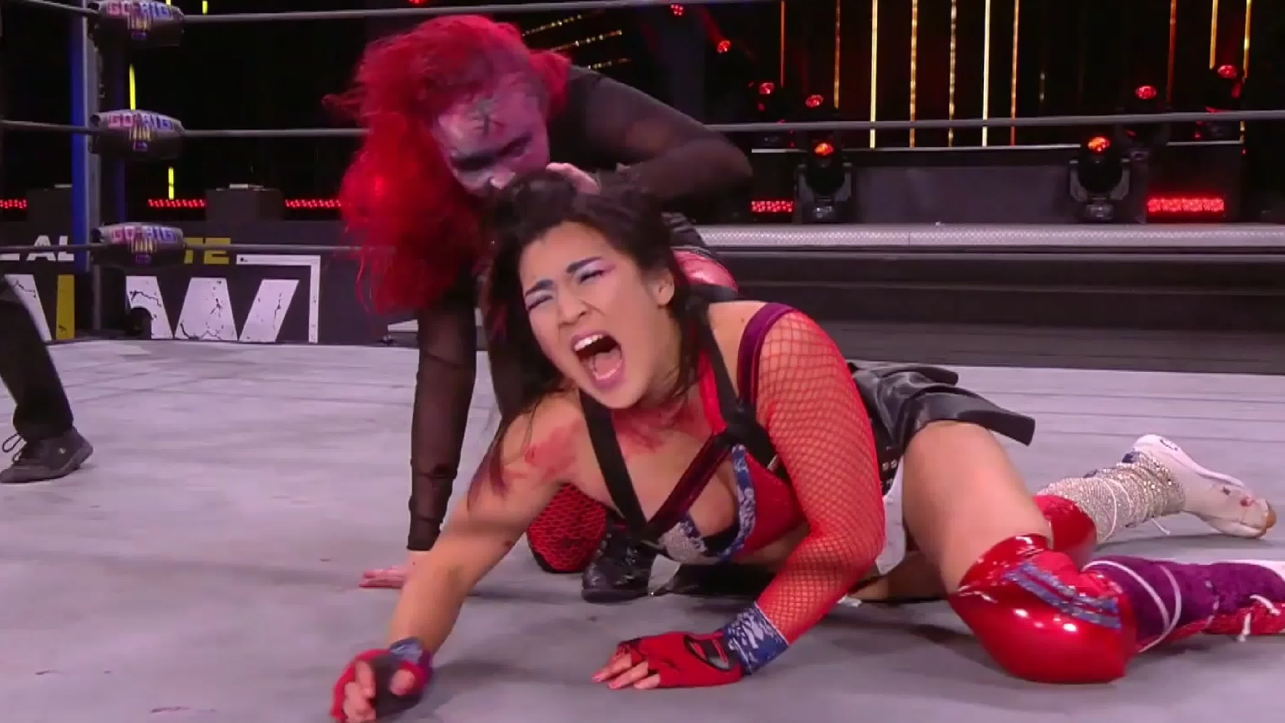 Hikaru shida vs abadon (aew womens world title) porn video on BrownPorn