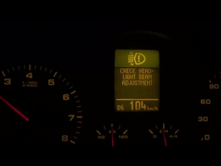 Porsche сayenne ошибка корректора фар