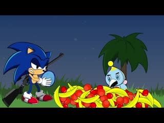 Sonic chao garden (funny animation) rus