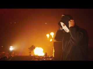 Angerfist dropping "igor this is what i am" at qlimax 2016