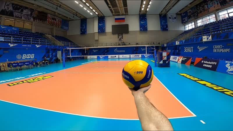 Волейбол от первого лица | volleyball first person training | zenit st petersburg | libero | 2021