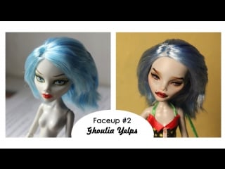 Monster high ghoulia yelps ooak doll repaint