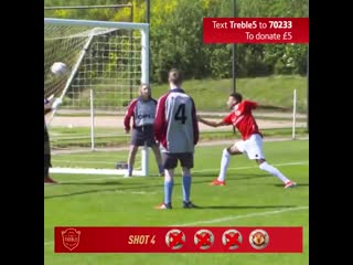 Jesse lingard and marcus rashford attempt to recreate one of the most iconic goals in man utd history