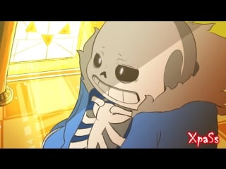 [undertale mini animation] chara vs sans