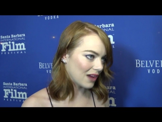 Emma stone santa barbara film festival
