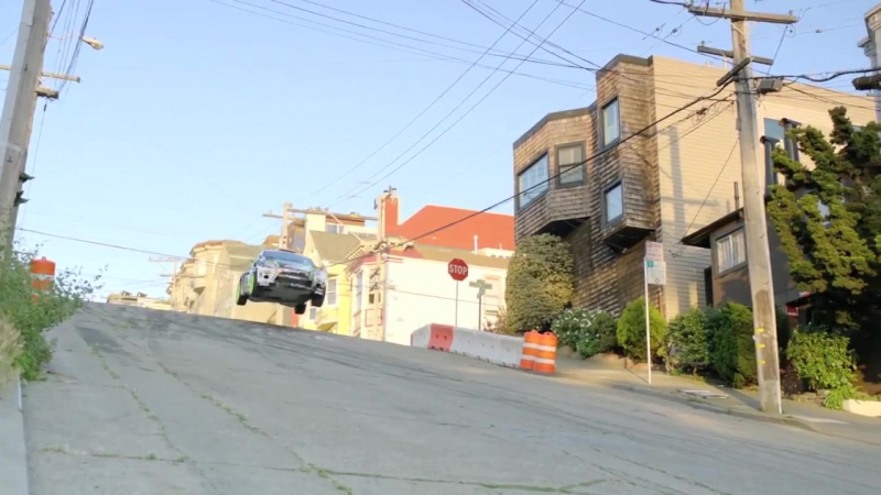 Dc shoes ken blocks gymkhana five ultimate urban playground; san francisco