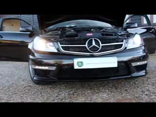 Mercedes benz c63 amg 6 2 v8 2dr coupe automatic in obsidian black 2014