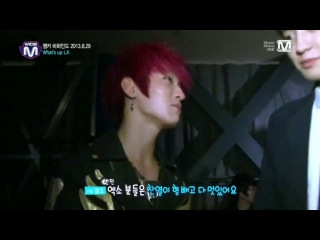 [130905] l joe(teen top) & exo's chanyeo @ mnet wide