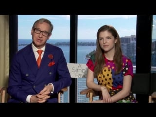 Paul feig anna kendrick interview a simple favor (2018 movie)