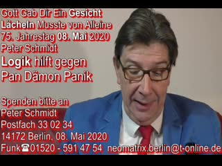 75 jahrestag 08 mai 2020 peter schmidt logik hilft gegen pan panik