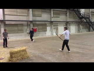 Robin hood 2016 training paul anderson taron egerton