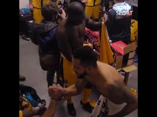 Great gesture from walcott in the sutton dressing room!