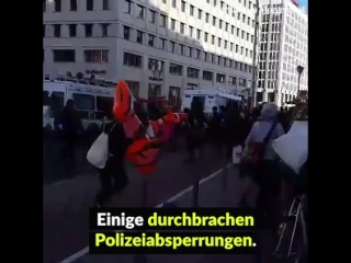 Friedliche linken demonstration sie wollen nicht das asylanten a (sd)