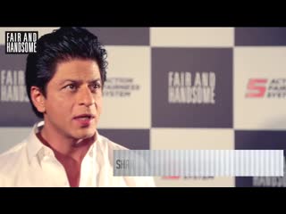 Shah rukh khan returns as a fauji behind the scene for fair and handsome