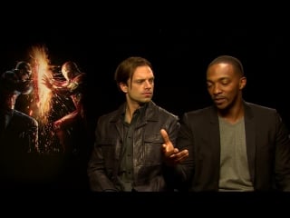 Anthony mackie and sebastian stan on batman v superman׃ dawn of justice!