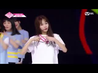 Produce48 [fancam] kim chaewon ♬naekkoya 180629 ep 3