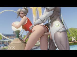 [overwatch]mercy fucked by bewyx