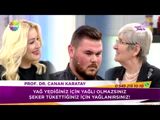 Şişman adam hakan ile canan karatay karşı karşıya!