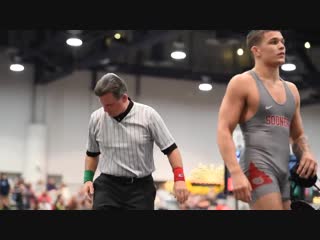 174lbs anthony mantanona (oklahoma) fall nathan tausch (cal poly)