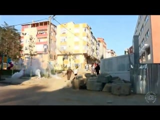 #turkey militant youth from the ydg h (patriotic revolutionary youth movement) clash with turkish police in #gazi neighbo