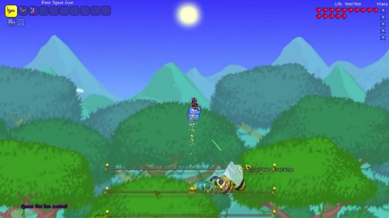 [xoxma4team] terraria 1 3 (expert) королева пчёл (queen bee)