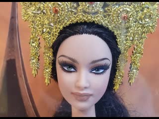 Видеообзор коллекционной куклы барби суматра индонезия 2008 dotw sumatra indonesia barbie doll