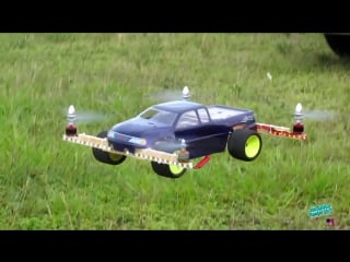 Rc quadcopter car