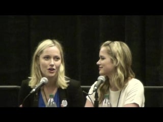 Ac boardwalk con 2015 once upon a time panel rebecca mader, sean maguire, elizabeth lail, georgina haig