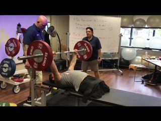 Lawrence benching with team usa