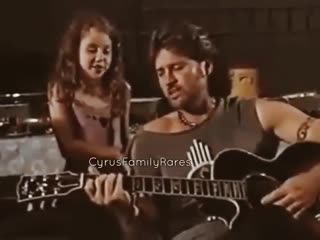 Young @mileycyrus singing is the cutest thing ever with @billyraycyrus