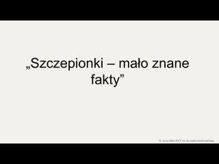 Jerzy zięba szczepienia film cz 1