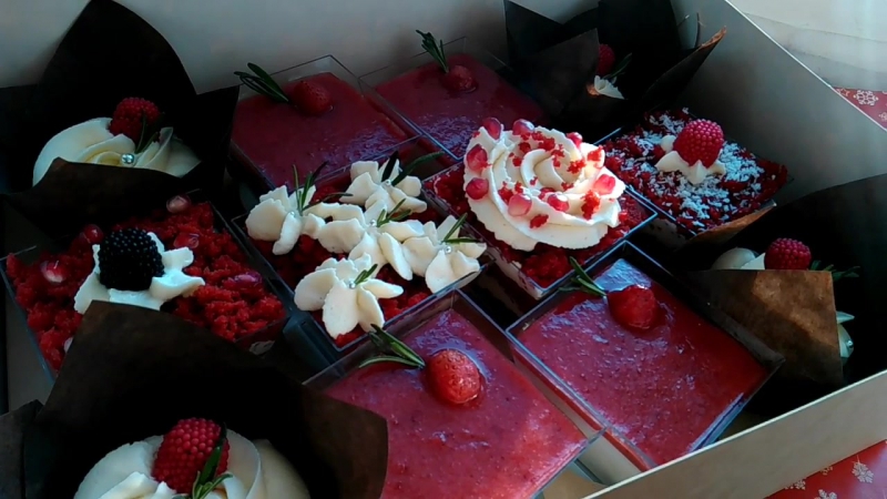 Коробочка с десертами (helens sweet desserts)