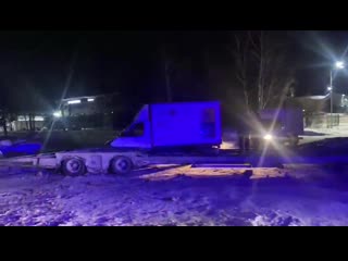 Маршуртка влетела в грузовик в новосибирске