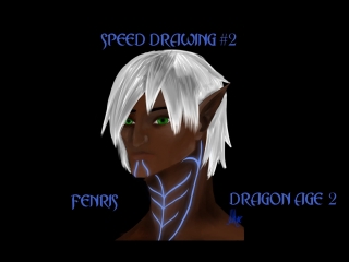 Speed drawing #2 | fenris dragon age 2 |digital art|