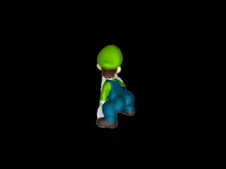 Луиджи тверкает двигает своей 2д жопой под новвй трек моргенштерн кадиллак слив!!!!