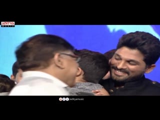 Allu ayaan at dj audio launch live event alluarjun pooja hegde