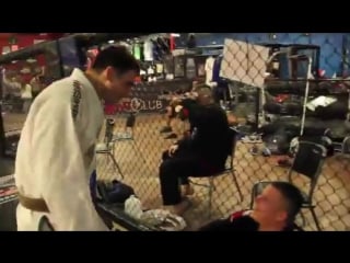 What happens when a black belt pretends to be a white belt