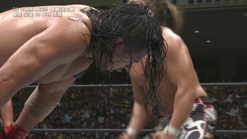Hiroshi tanahashi vs shinsuke nakamura (njpw g1 climax 25 finals, )
