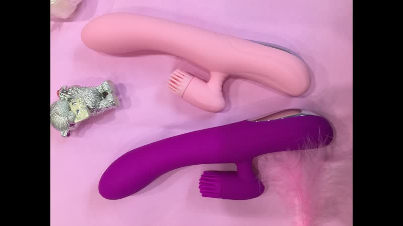 Вибромассажер с вращающейся клиторальной стимуляцией