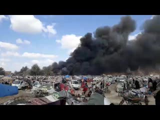 Видео из местных источников перестрелка в населенном пункте багуз на восточном берегу фурата #сирия